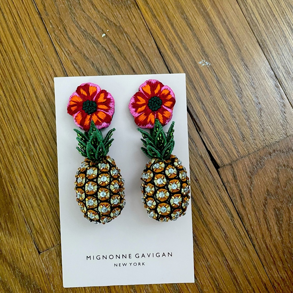 Mignonne Gavigan Pineapple earrings